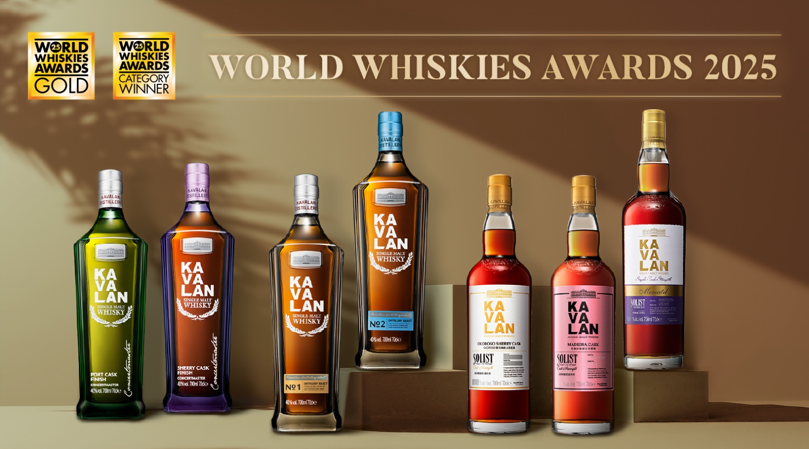 Kavalan Collects 7 Gold in First Round of WWA 2025_Awards